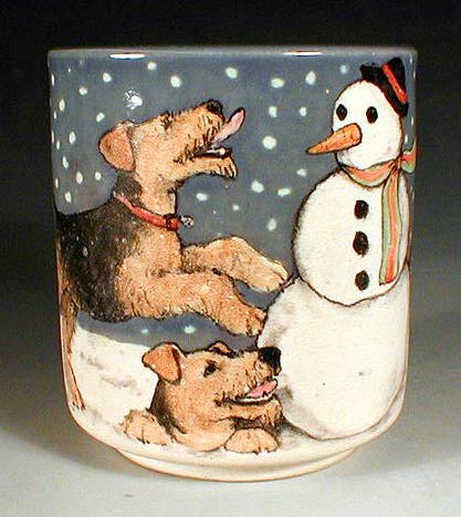 Winter Airedales