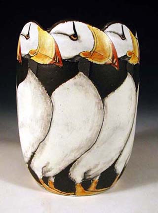 Puffin Vase