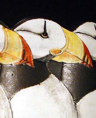 Puffin Vase