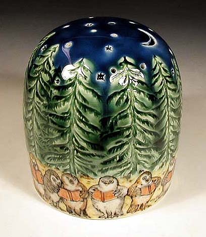 Owls under Pines