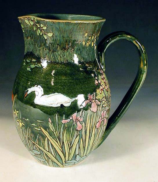 Hand Painted Pottery by Nan Hamilton in Boston MA