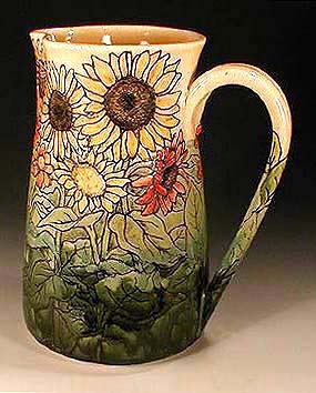 Sunflower Pitcher