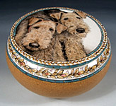 Jesse and Scupper Airedales